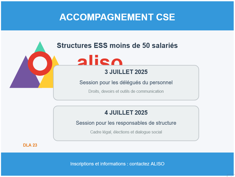 [3&4 Juillet 2024] : Accompagnement CSE pour les structures de…