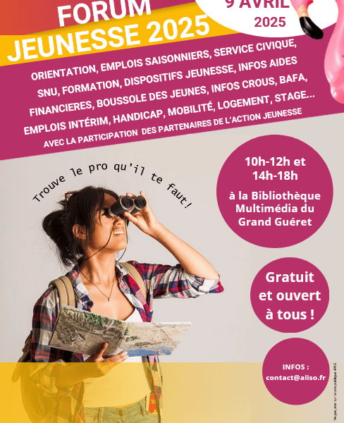 FORUM JEUNESSE 2025 « Trouve le pro qu’il te faut !  » à la BMI – GUERET