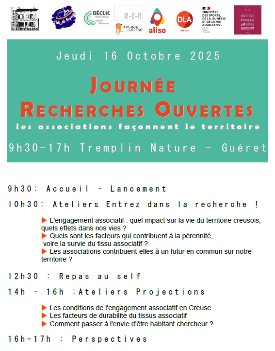 NOTEZ LA DATE : JEUDI 16 OCTOBRE !