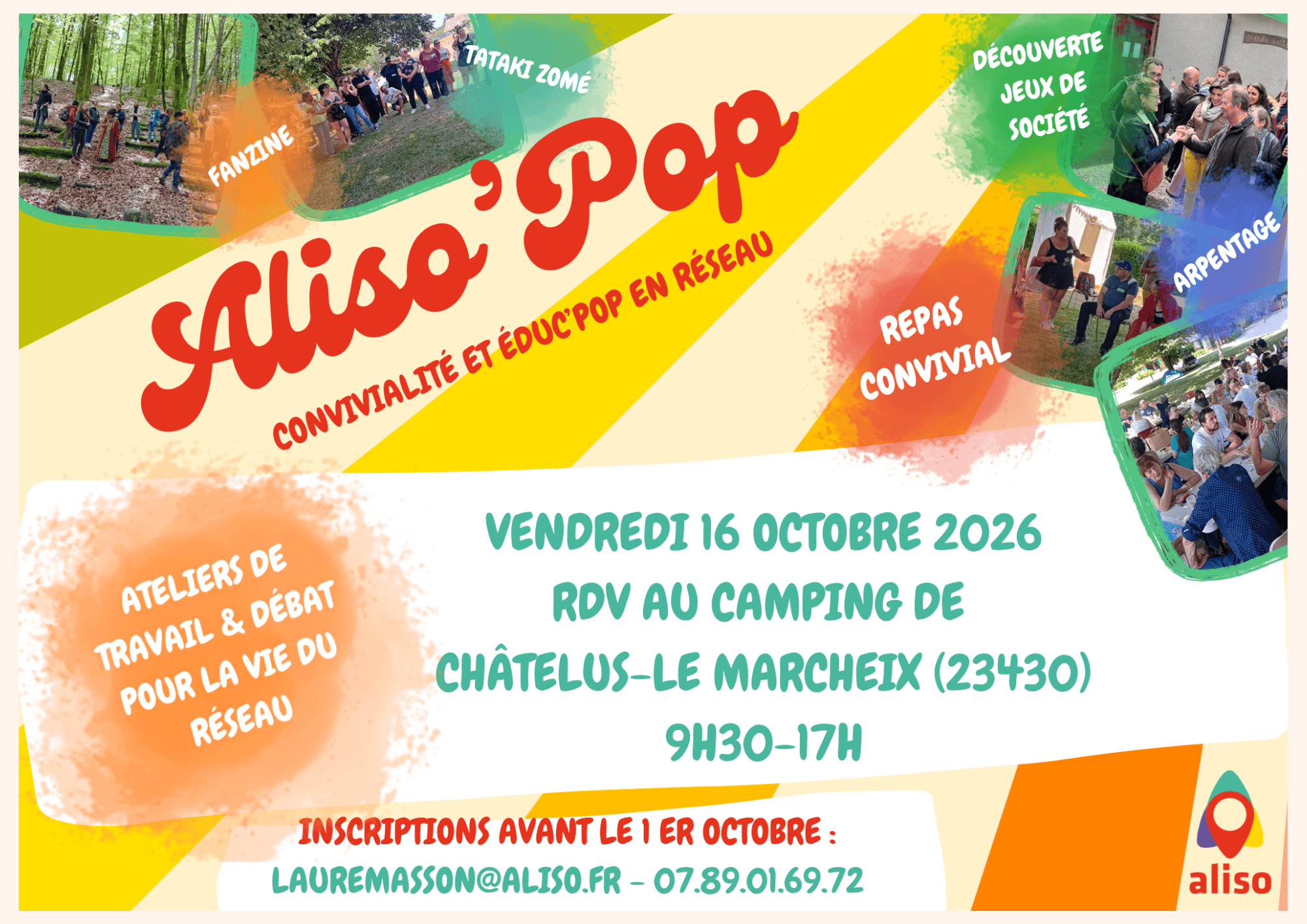 Nouveau rendez-vous pour Aliso’pop : Vendredi 16 octobre !