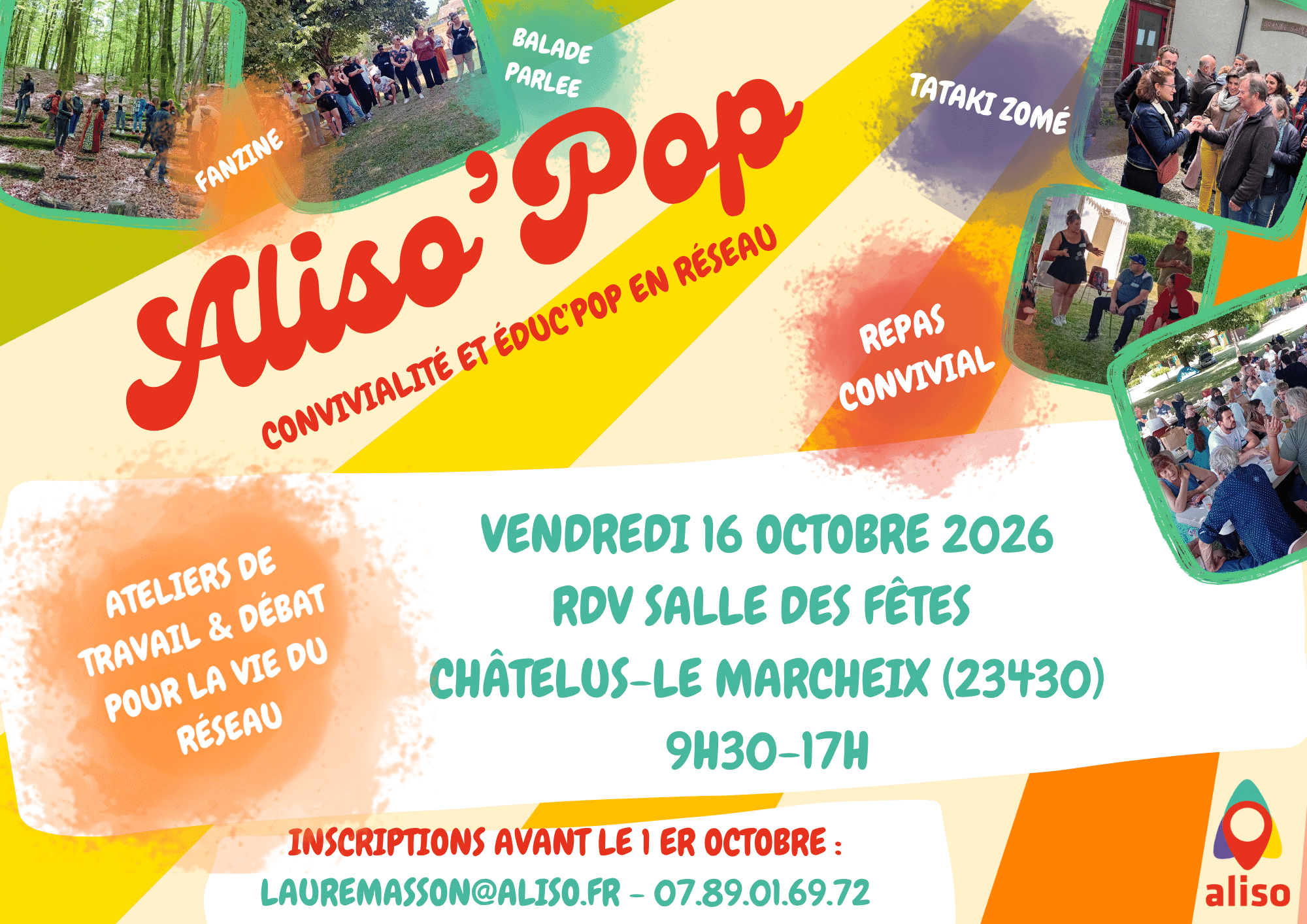 Nouveau rendez-vous pour Aliso&rsquo;pop : Vendredi 16 octobre !